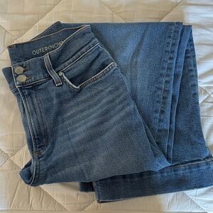 Outerknown Cameron Wide Leg Denim Jeans - Classic Blue